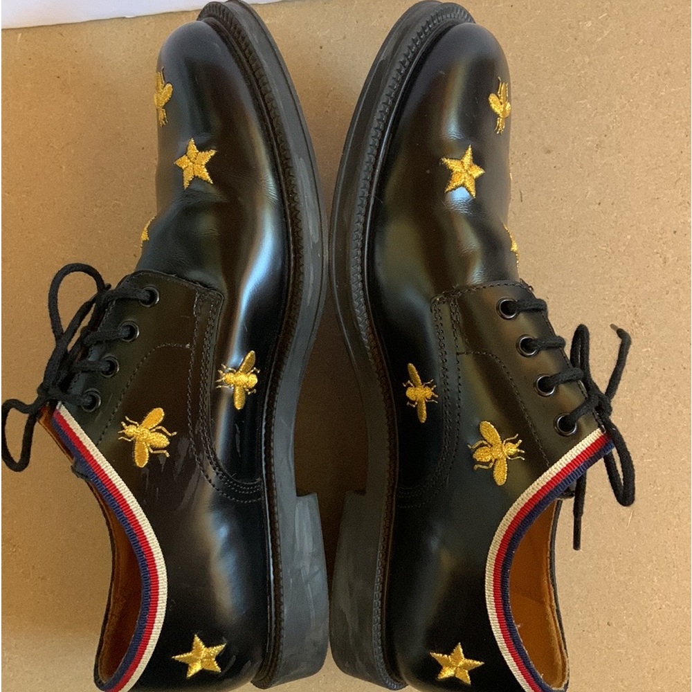 Gucci Black Loafers Bees & Stars. See Photos 35 Euro
5 women's
Or even kids size